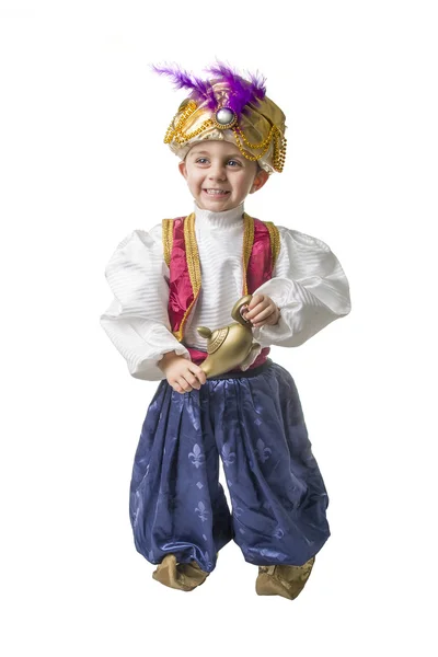 Sultan child smilling isolated — Stock Photo, Image