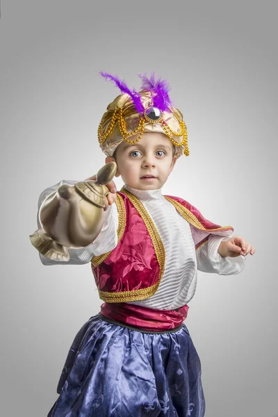 Sultan child with lam — Stock Photo, Image