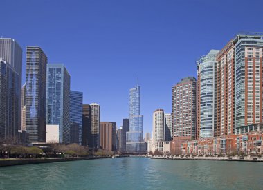 Chicago şehir manzarası 