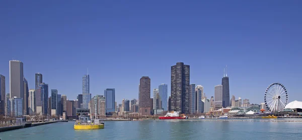 芝加哥城市景观 — 图库照片