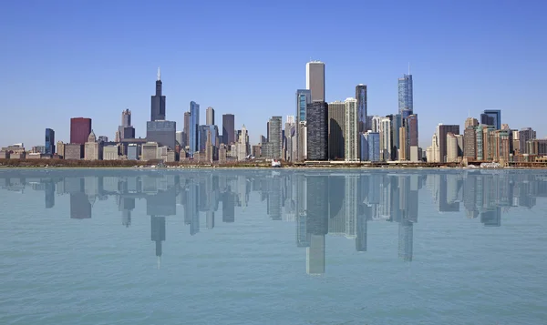 芝加哥城市天际线 — 图库照片