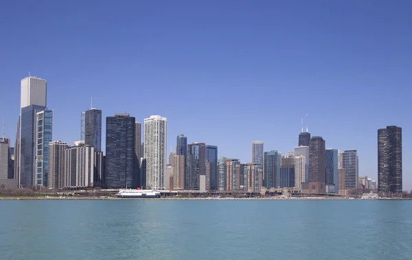 Чикаго Сіті горизонт — стокове фото