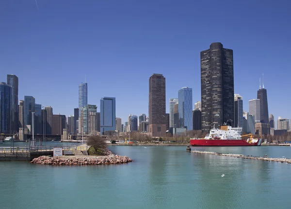Chicago vista de la ciudad —  Fotos de Stock