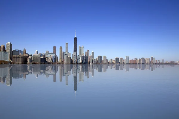 Skyline von Chicago lizenzfreie Stockfotos