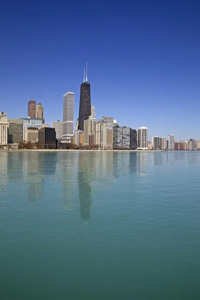 De skyline van de stad van Chicago — Stockfoto