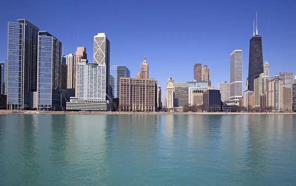 Chicago city skyline — Stock Photo, Image