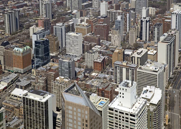 Widok z lotu ptaka Chicago — Zdjęcie stockowe