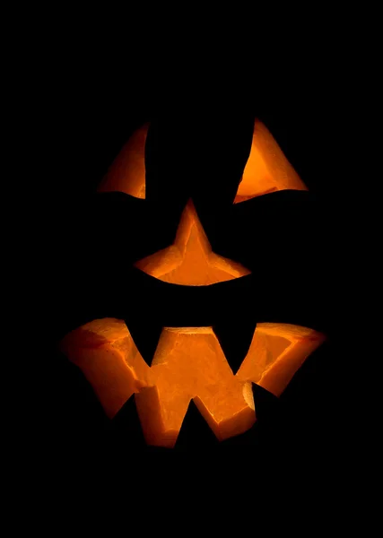 Scary pumpkin face — Stock Photo, Image