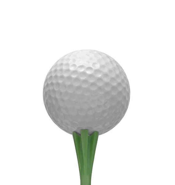 Bola de golfe em T — Fotografia de Stock