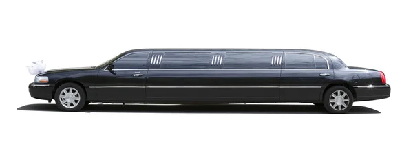 Limousine noire isolée — Photo