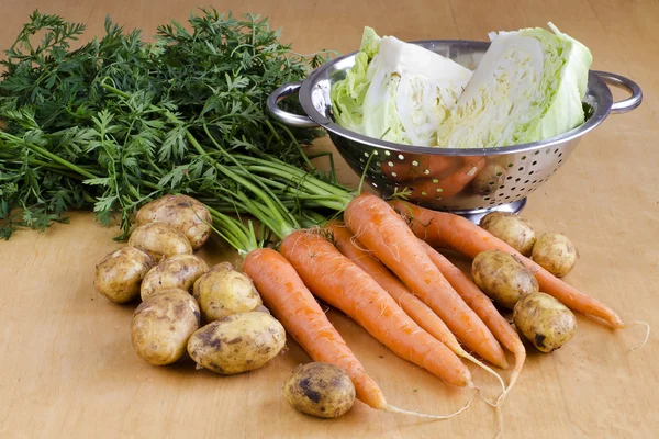 Sayuran mentah untuk sup — Stok Foto