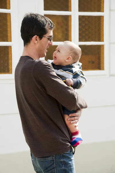 Pai com filho — Fotografia de Stock