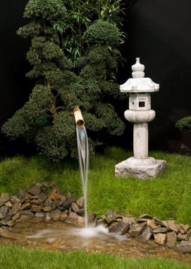 Japon bahçe su 