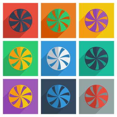 Noel gölge düz kavramı modern tasarımı ile kümesi