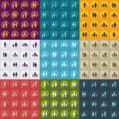 derleme sopa rakamlar üzerinde aile ayarla.