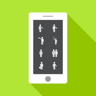 insanlar siluetleri sopa rakam Meclisi