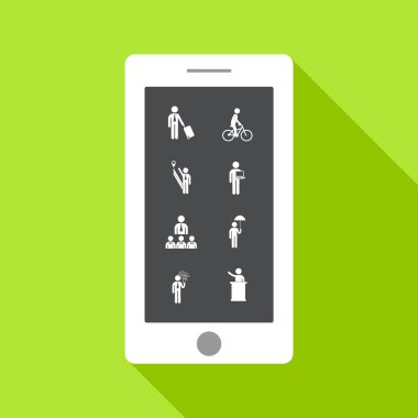 insanlar siluetleri sopa rakam Meclisi