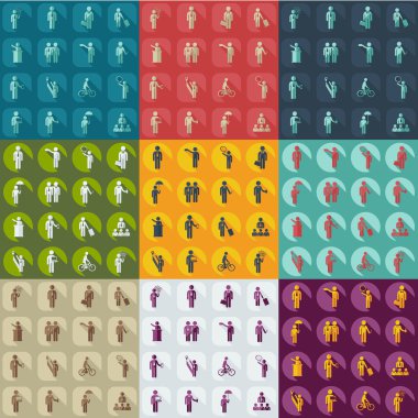 insanlar siluetleri sopa rakam Meclisi