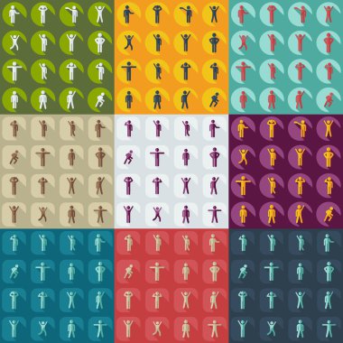 insanlar siluetleri sopa rakam Meclisi