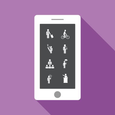 insanlar siluetleri sopa rakam Meclisi