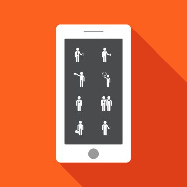 insanlar siluetleri sopa rakam Meclisi