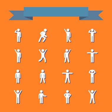 insanlar siluetleri sopa rakam Meclisi