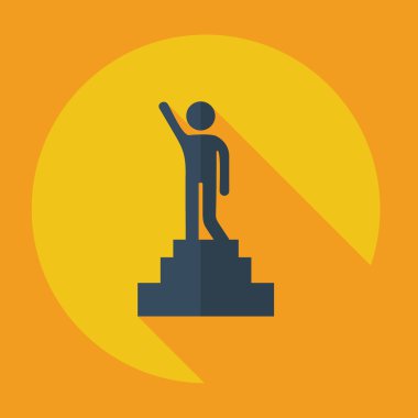 düz simgesi sopa rakam iş Tema