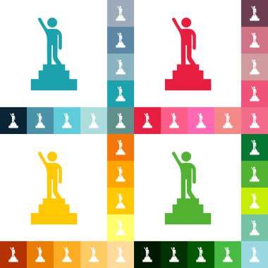 düz simgesi sopa rakam iş Tema