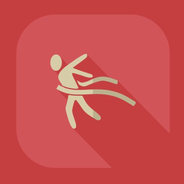 düz çalışan adam simgesi iş Tema