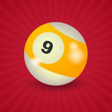 Amerikan bilardo topu sayı 9
