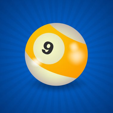 Amerikan bilardo topu sayı 9
