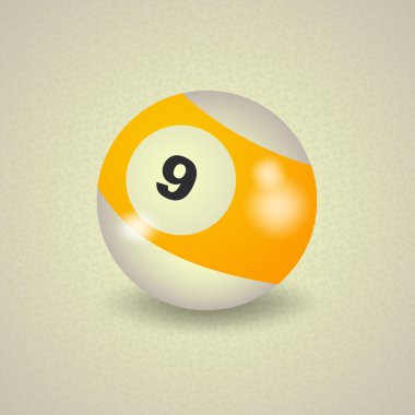 Amerikan bilardo topu sayı 9