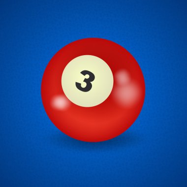 Amerikan bilardo topu sayı 3