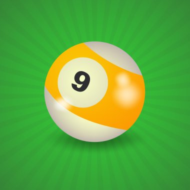 Amerikan bilardo topu sayı 9