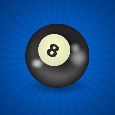 Amerikan bilardo topu sayı 8
