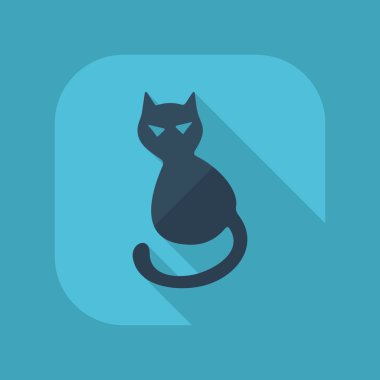 Cadılar Bayramı kara kedi simgesi