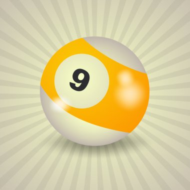 Amerikan bilardo topu sayı 9