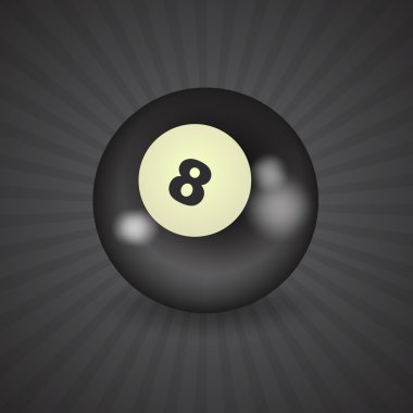 Amerikan bilardo topu sayı 8