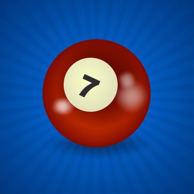 Amerikan bilardo topu sayı 7