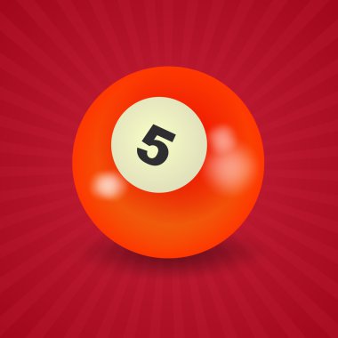 Amerikan bilardo topu sayı 5