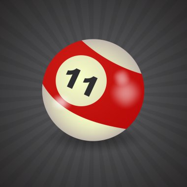 Amerikan bilardo topu sayı 11