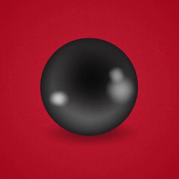 Amerikansk biljard blackball — Stock vektor