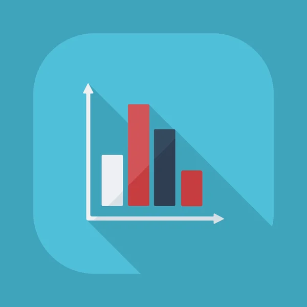 Affärsdiagram ikon — Stock vektor