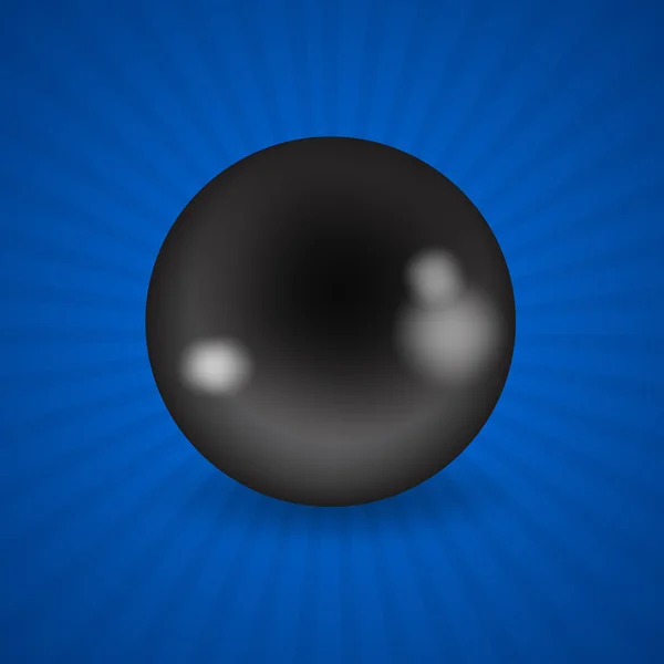 Billar americano blackball — Vector de stock