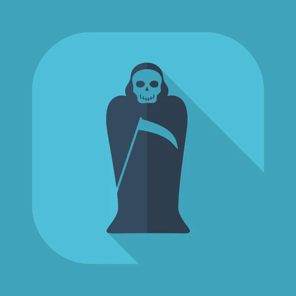 Halloween icono de la muerte — Archivo Imágenes Vectoriales