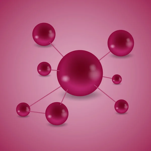 分子の分子構造 — ストックベクタ