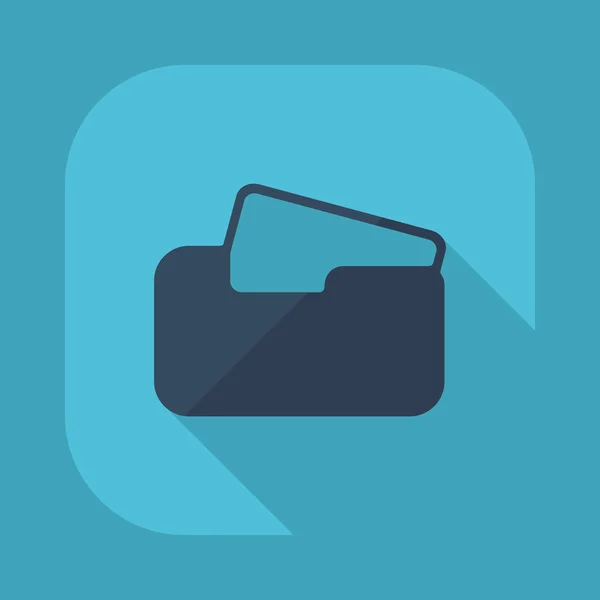 Folder file  icon — Stock Vector
