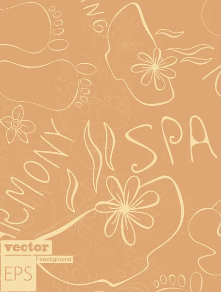 SPA background — Stock Vector