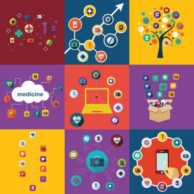 Tıp gölge simgeler