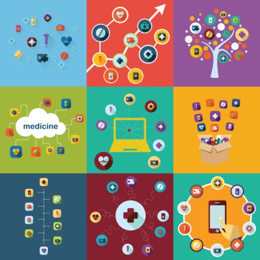 Tıp gölge simgeler